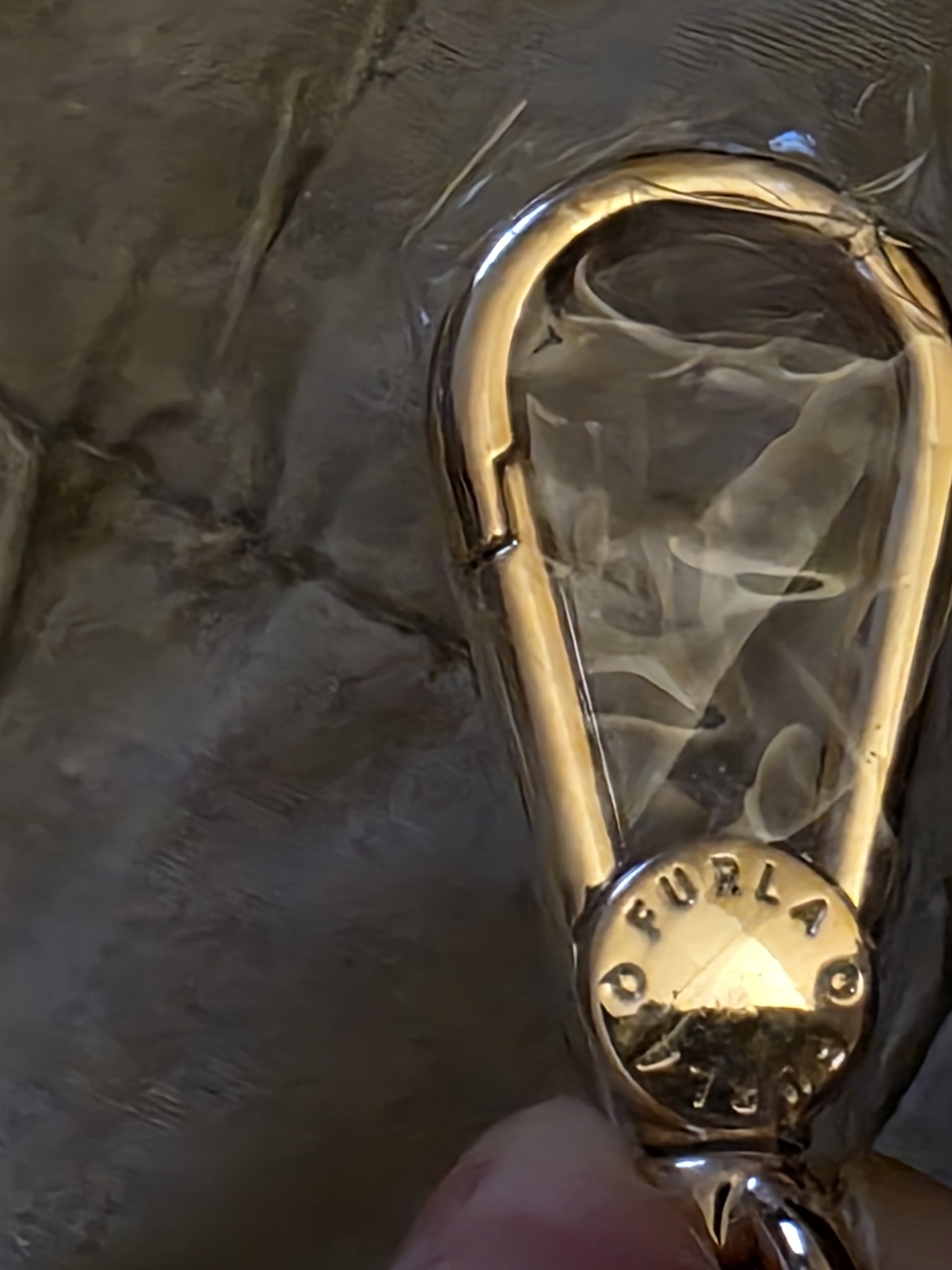 Fendi Gold-Tone Metal Accessory Crossbody Strap/ BNWOT - Picture 3 of 3